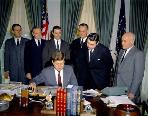 President John F. Kennedy - March 24, 1961 - Bill Signing which reinstates Eisenhower's Commission as General of the Army